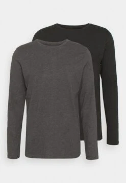 Pier One 2 Pack - Long Sleeved Top - Dark Grey/Black 10 Pier One 2 Pack - Long Sleeved Top - Dark Grey/Black -Pier One Sales Store 007c88127656457c8f19869283e98031