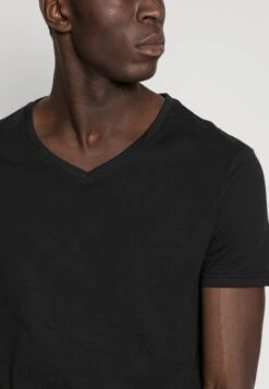 Pier One 5 Pack - Basic T-Shirt - White/Blue/Black -Pier One Sales Store 04339dc8a41b4f87892bcf5988fa14bc