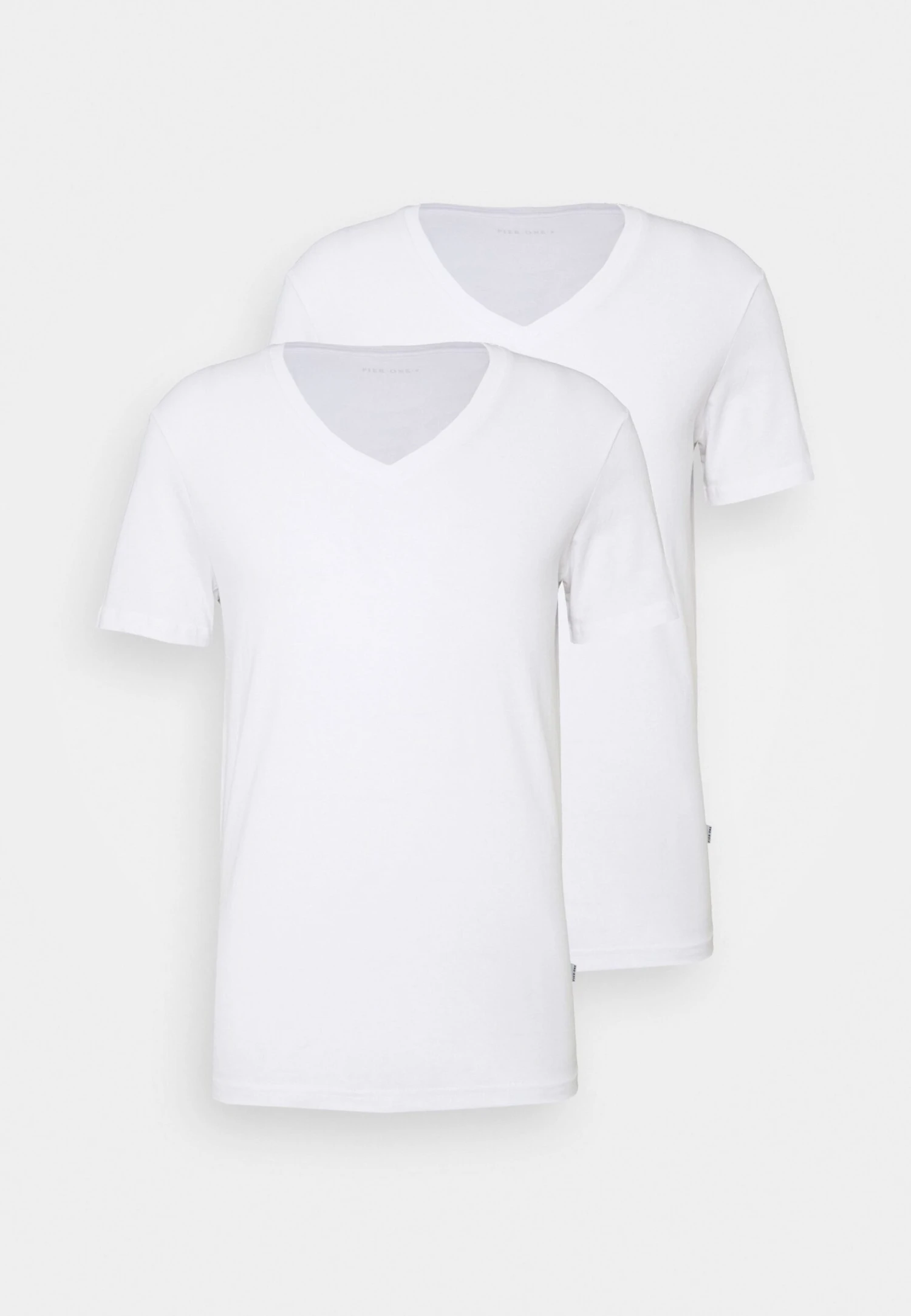 Pier One 2 Pack - Basic T-Shirt - White 6 Pier One 2 Pack - Basic T-Shirt - White - Image 6