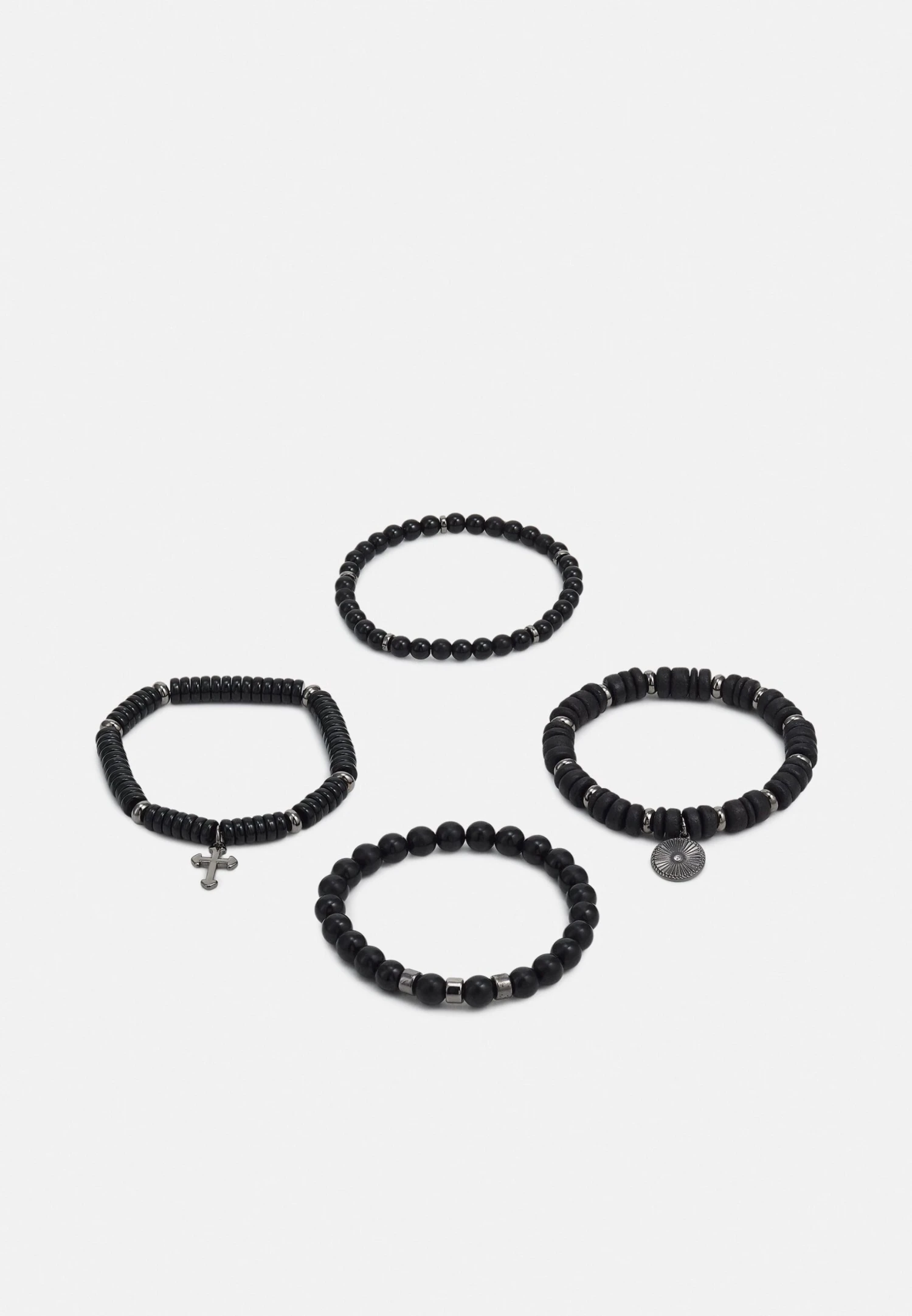 Pier One 4 Pack - Bracelet - Black 1 Pier One 4 Pack - Bracelet - Black