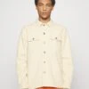 Pier One Undyed Twill- Denim Jacket - White