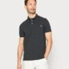 Pier One Tricolore Trim- Polo Shirt - Dark Grey