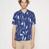 Pier One Contemporary Art Regular Resort- Shirt - Blue