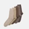 Pier One 5Pack - Socks - Light Brown