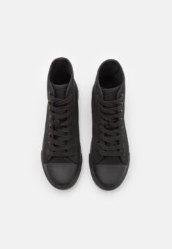 Pier One Unisex - High-Top Trainers - Black -Pier One Sales Store 13f50672a29e4c08a3fbaf05e06cbe4f