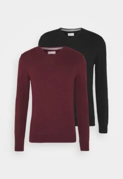 Pier One 2Pack - Jumper - Black/Bordeaux 10 Pier One 2Pack - Jumper - Black/Bordeaux -Pier One Sales Store 1401fde1674b40a68d7e1288645f8b9b