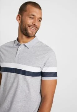 Pier One Polo Shirt - Mottled Light Grey -Pier One Sales Store 144303f5f5bc4f278c583bf5c7f603f1