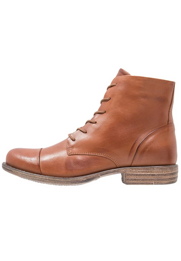Pier One Lace-Up Ankle Boots - Brandy 2 Pier One Lace-Up Ankle Boots - Brandy - Image 2