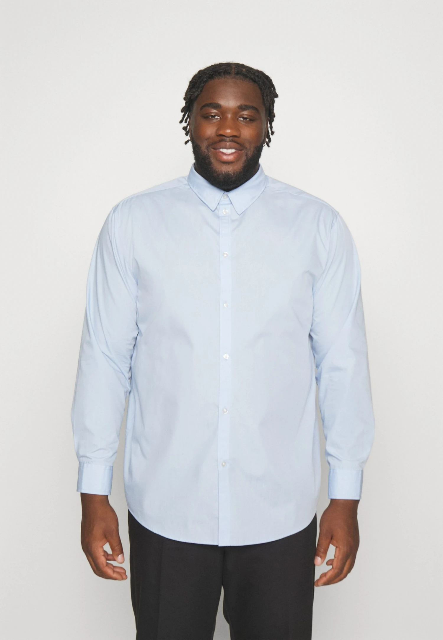 Pier One 2 Pack- Formal Shirt - White/Light Blue 4 Pier One 2 Pack- Formal Shirt - White/Light Blue - Image 4