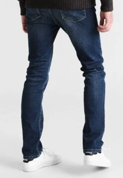 Pier One Straight Leg Jeans - Washed Dark Blue -Pier One Sales Store 19f71c5aa23e4aee8fbafd64cafceb95