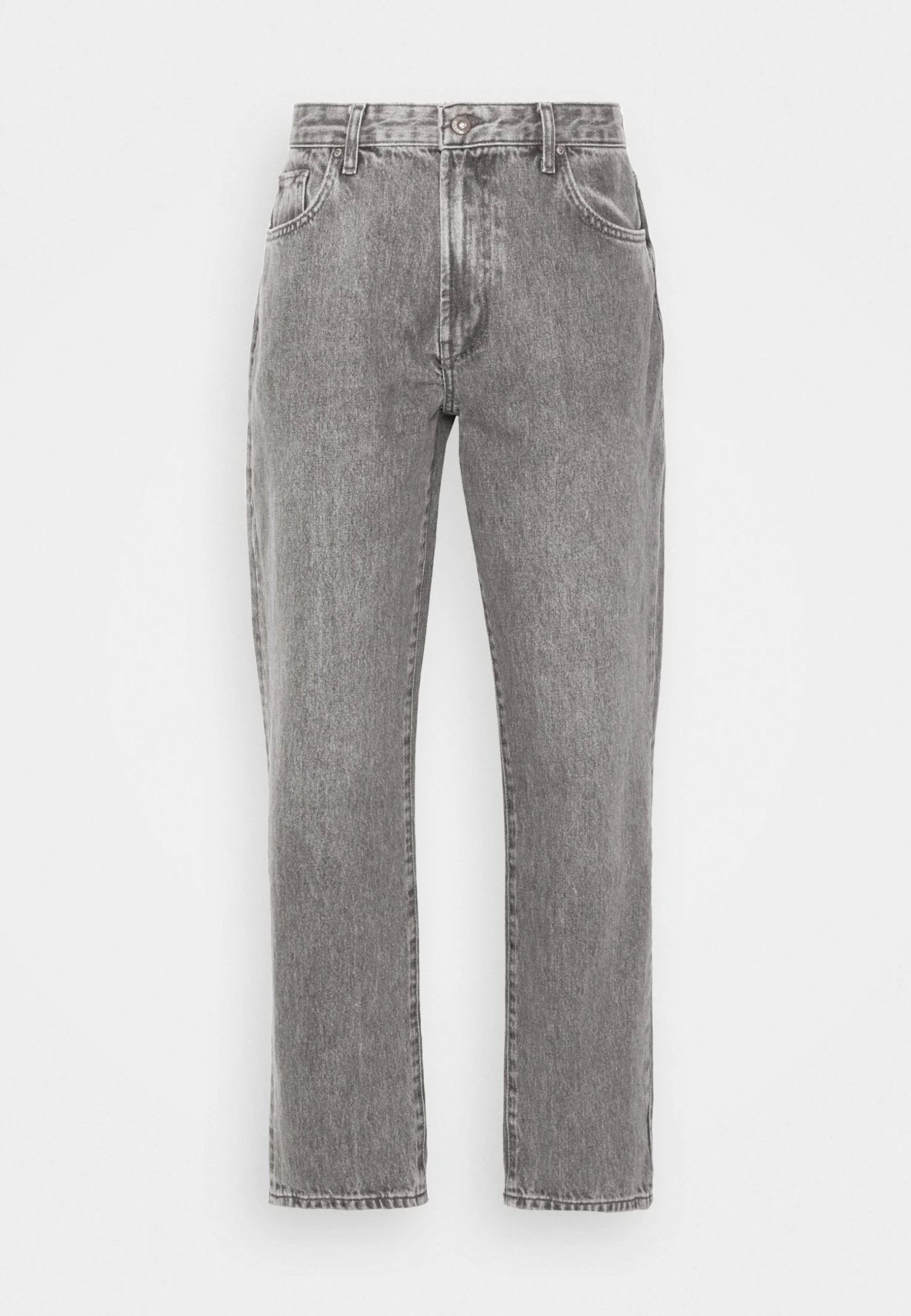 Pier One Mid Raise Straight Fit - Relaxed Fit Jeans - Grey Denim 4 Pier One Mid Raise Straight Fit - Relaxed Fit Jeans - Grey Denim - Image 4