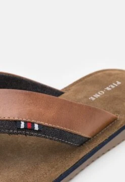 Pier One Leather - T-Bar Sandals - Cognac -Pier One Sales Store 1f87f71132da493d87a878e247d137ba