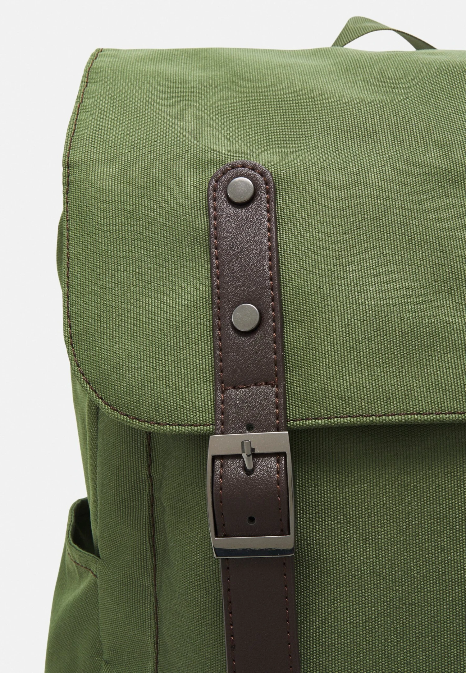 Pier One Unisex - Rucksack - Khaki 5 Pier One Unisex - Rucksack - Khaki - Image 5