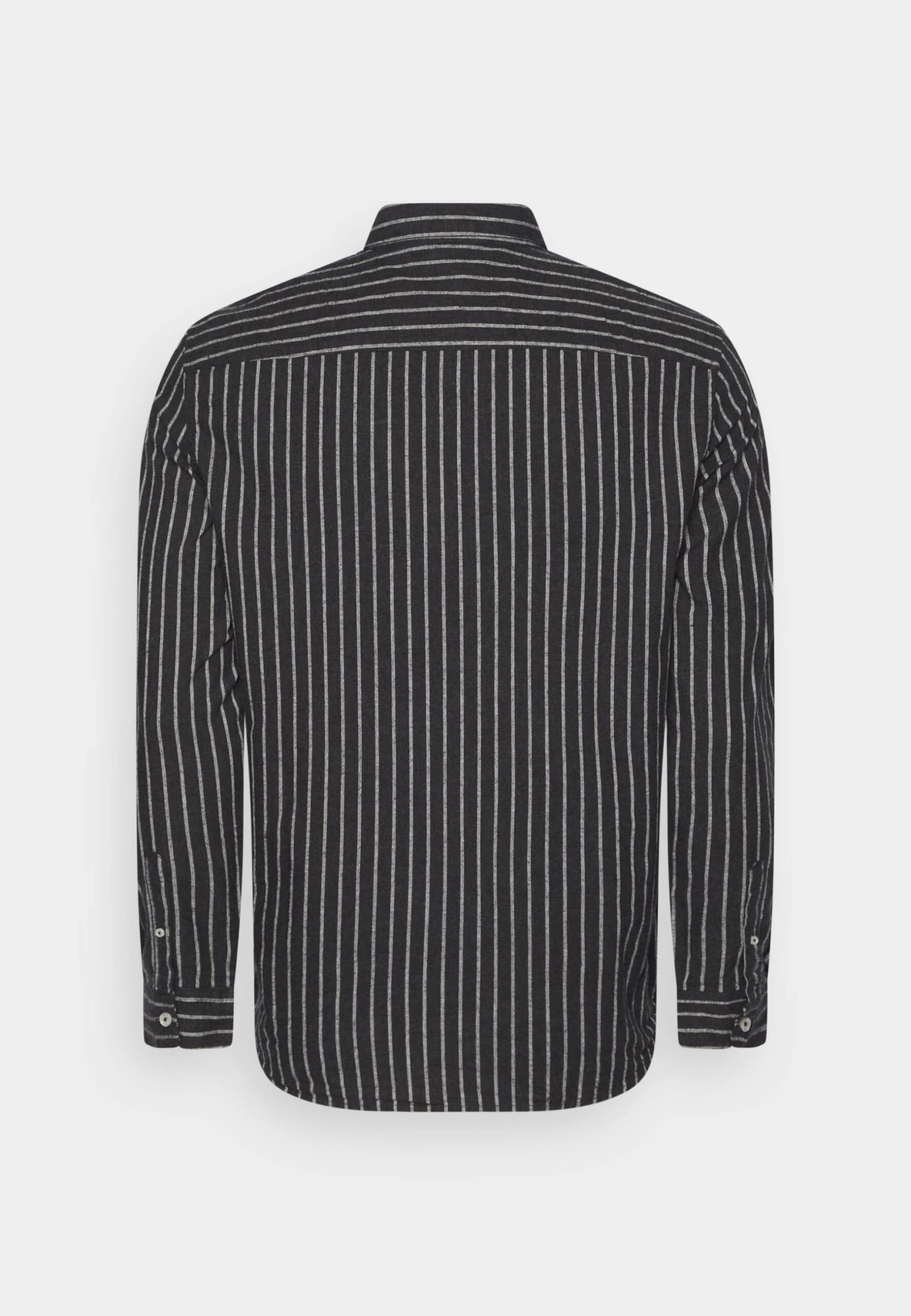 Pier One Flannel Stripes- Shirt - Dark Grey 2 Pier One Flannel Stripes- Shirt - Dark Grey - Image 2