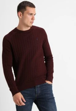 Pier One Jumper - Mottled Bordeaux
