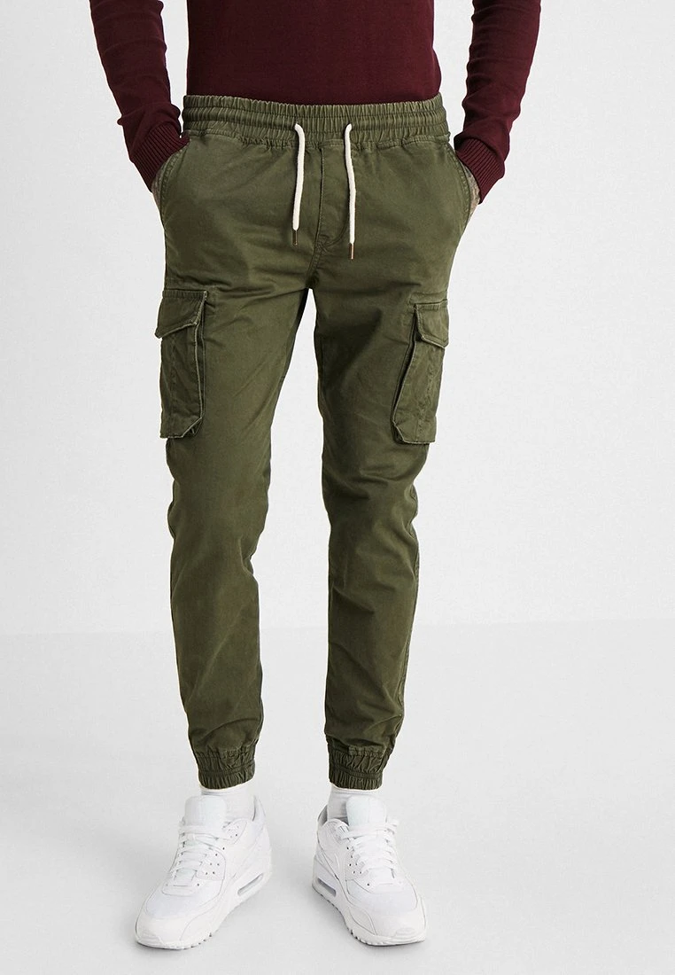 Pier One Cargo Trousers - Khaki 1 Pier One Cargo Trousers - Khaki