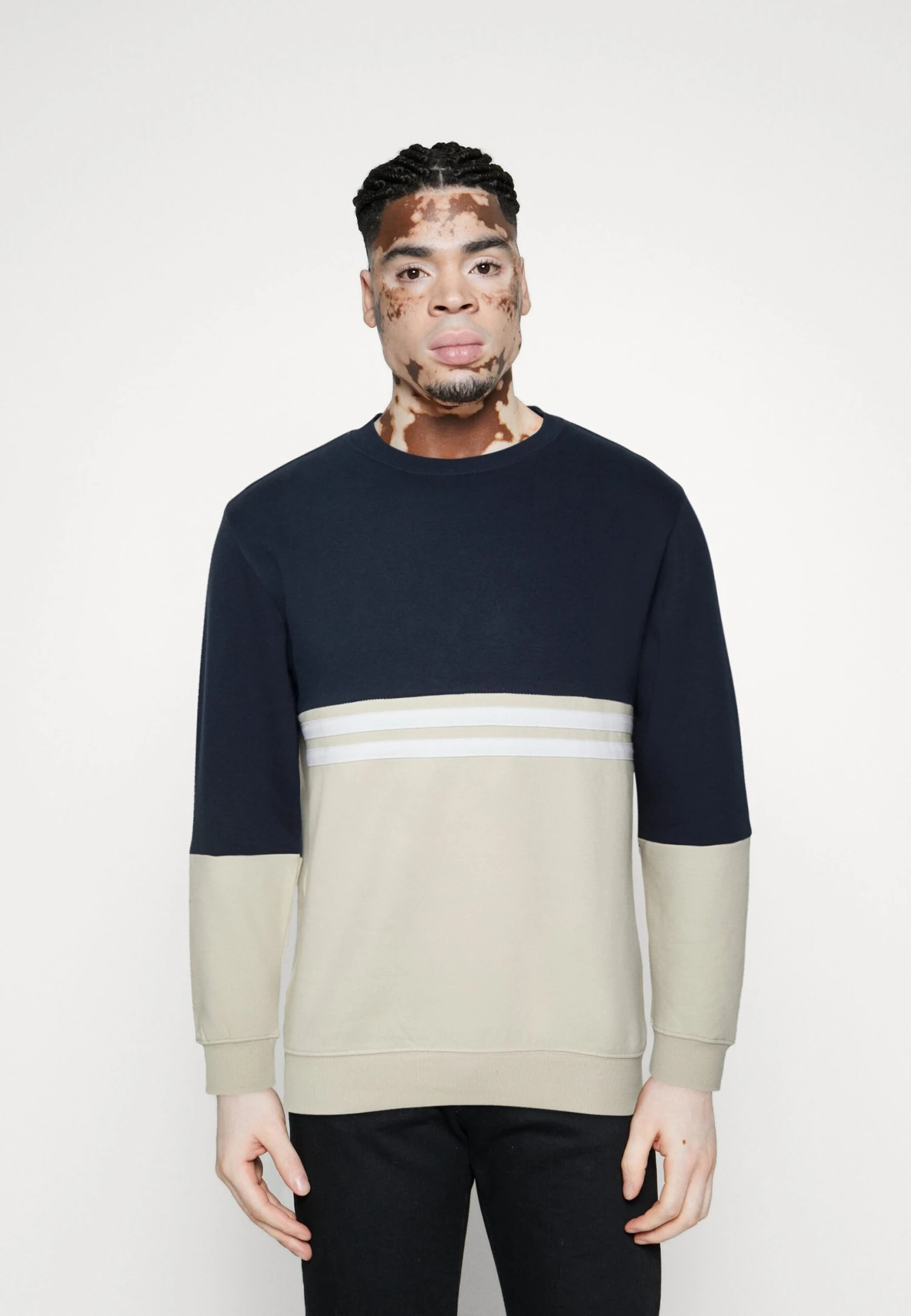 Pier One Sweatshirt - Blue/Grey 1 Pier One Sweatshirt - Blue/Grey