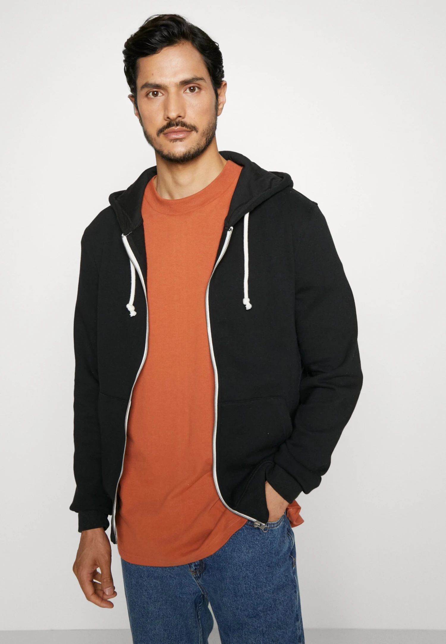 Pier One 2 Pack - Zip-Up Sweatshirt - Black/Mottled Light Grey 5 Pier One 2 Pack - Zip-Up Sweatshirt - Black/Mottled Light Grey - Image 5