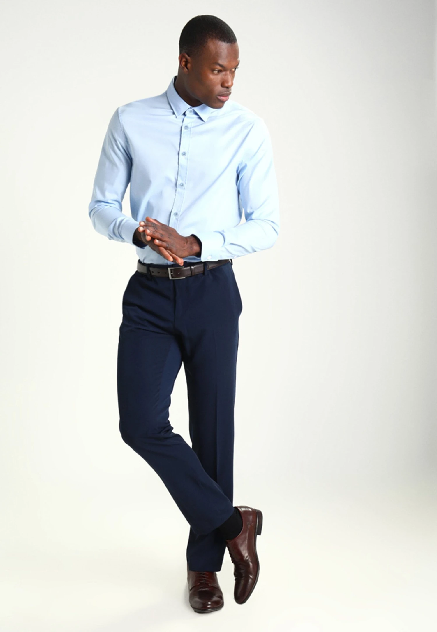 Pier One Shirt - Light Blue 2 Pier One Shirt - Light Blue - Image 2