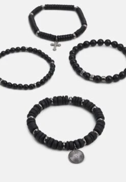 Pier One 4 Pack - Bracelet - Black 5 Pier One 4 Pack - Bracelet - Black -Pier One Sales Store 38feea797ced458bb465001274f887e9