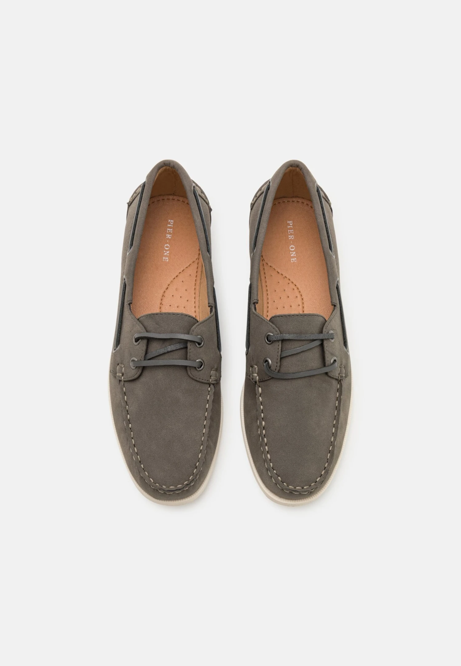 Pier One Boat Shoes - Grey 4 Pier One Boat Shoes - Grey - Image 4
