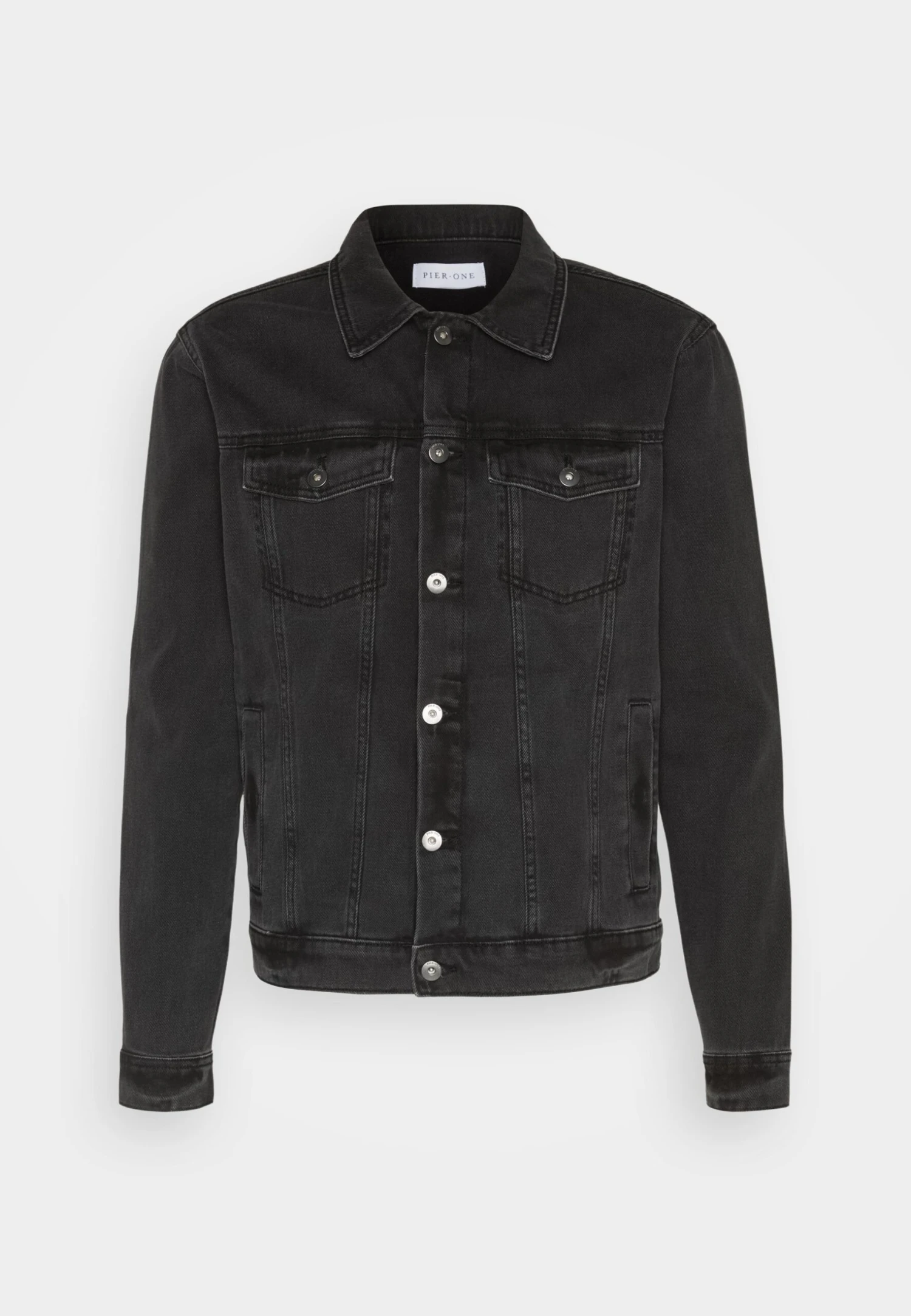 Pier One Denim Jacket - Black 5 Pier One Denim Jacket - Black - Image 5