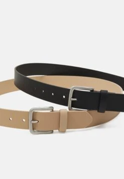 Pier One 3 Pack Unisex - Belt - Black/Beige/White -Pier One Sales Store 3f95c75eb0e54014a9b28ebdaa590707
