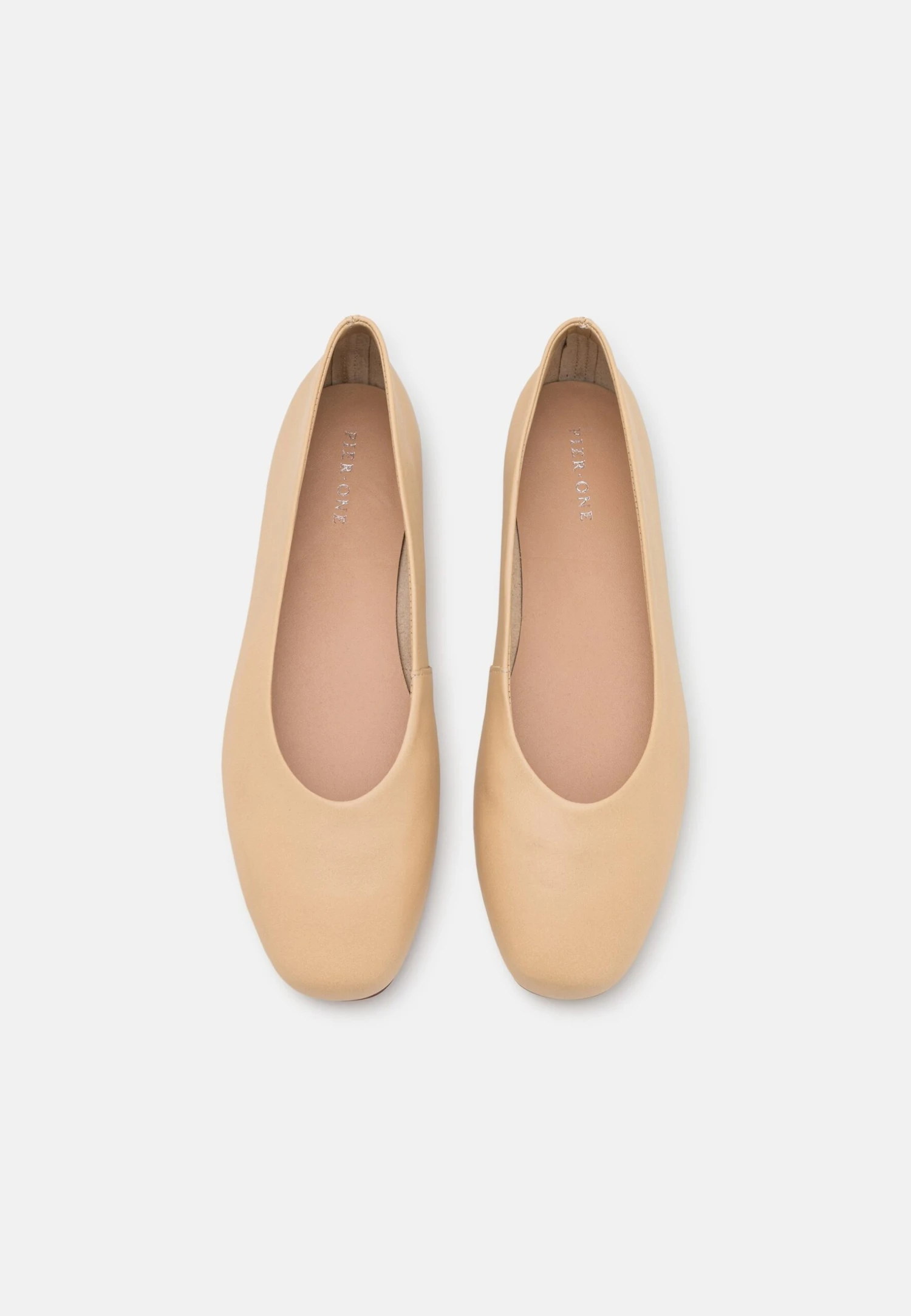 Pier One Leather- Ballet Pumps - Beige 6 Pier One Leather- Ballet Pumps - Beige - Image 6
