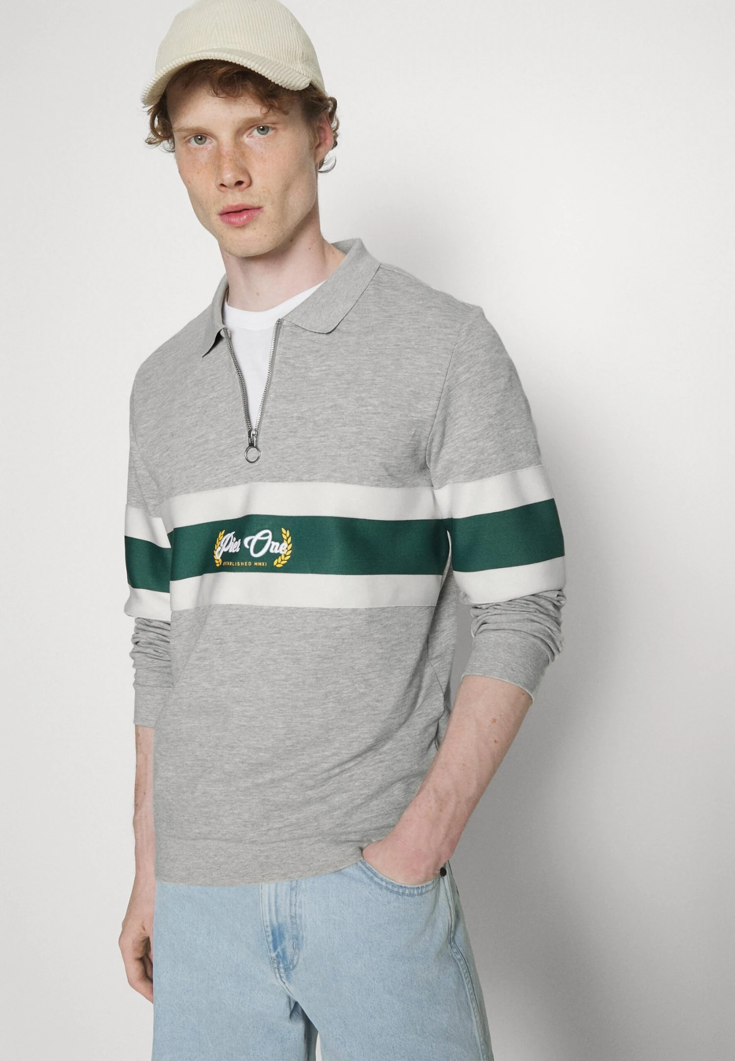 Pier One Sweatshirt -Light Grey 4 Pier One Sweatshirt -Light Grey - Image 4