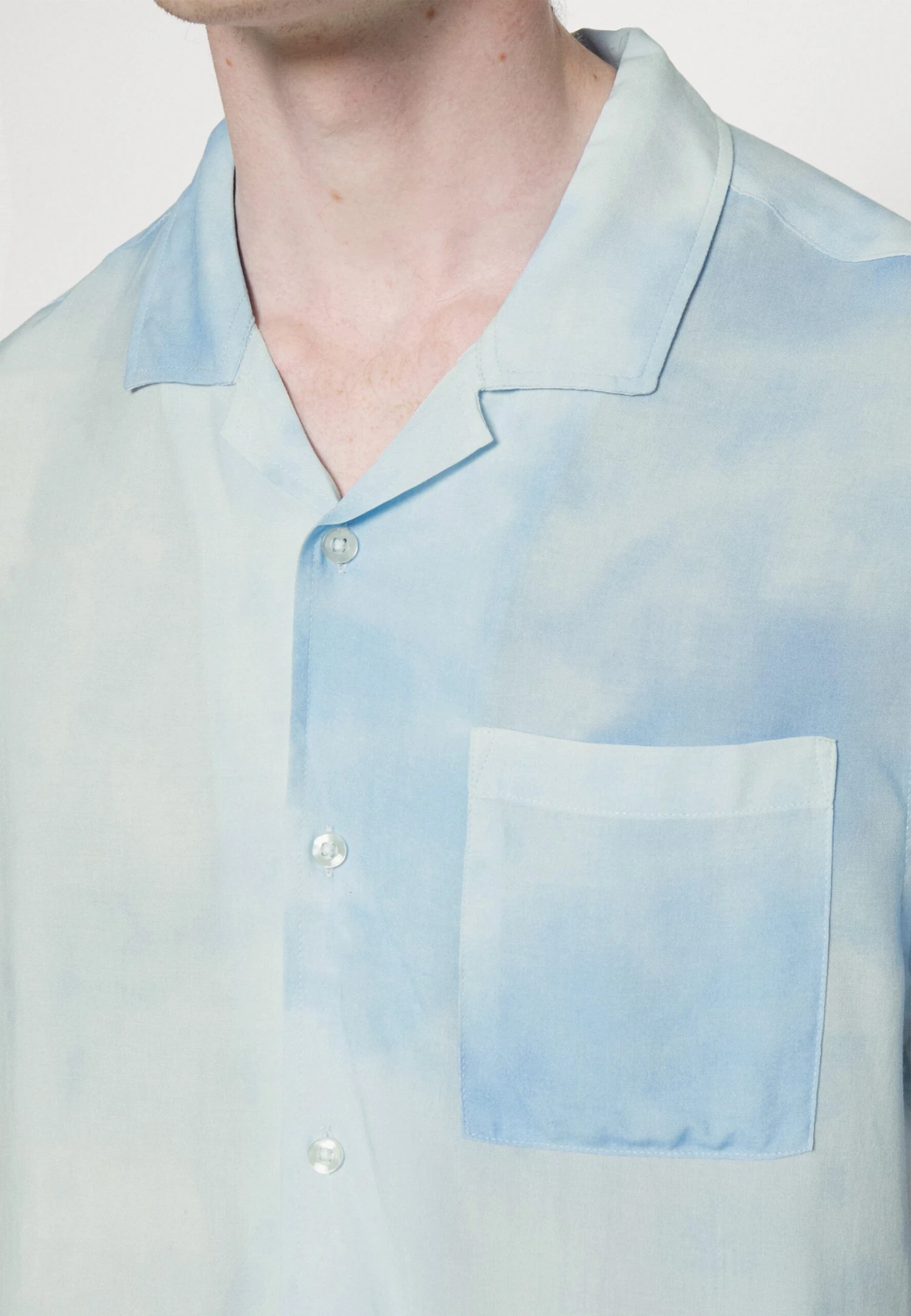 Pier One Shirt - White/Light Blue 6 Pier One Shirt - White/Light Blue - Image 6