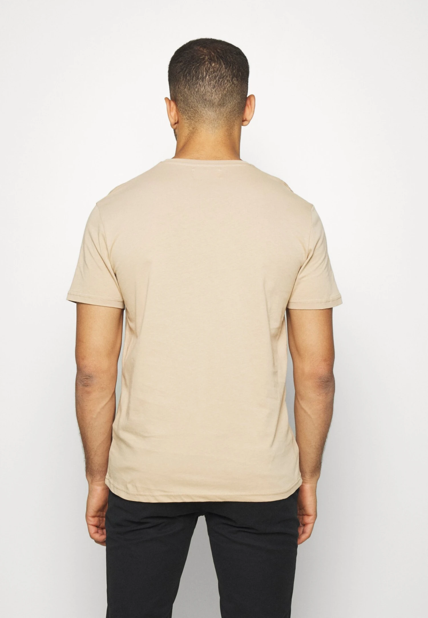 Pier One 3 Pack - Basic T-Shirt - Khaki/Tan/Dark Blue 3 Pier One 3 Pack - Basic T-Shirt - Khaki/Tan/Dark Blue - Image 3