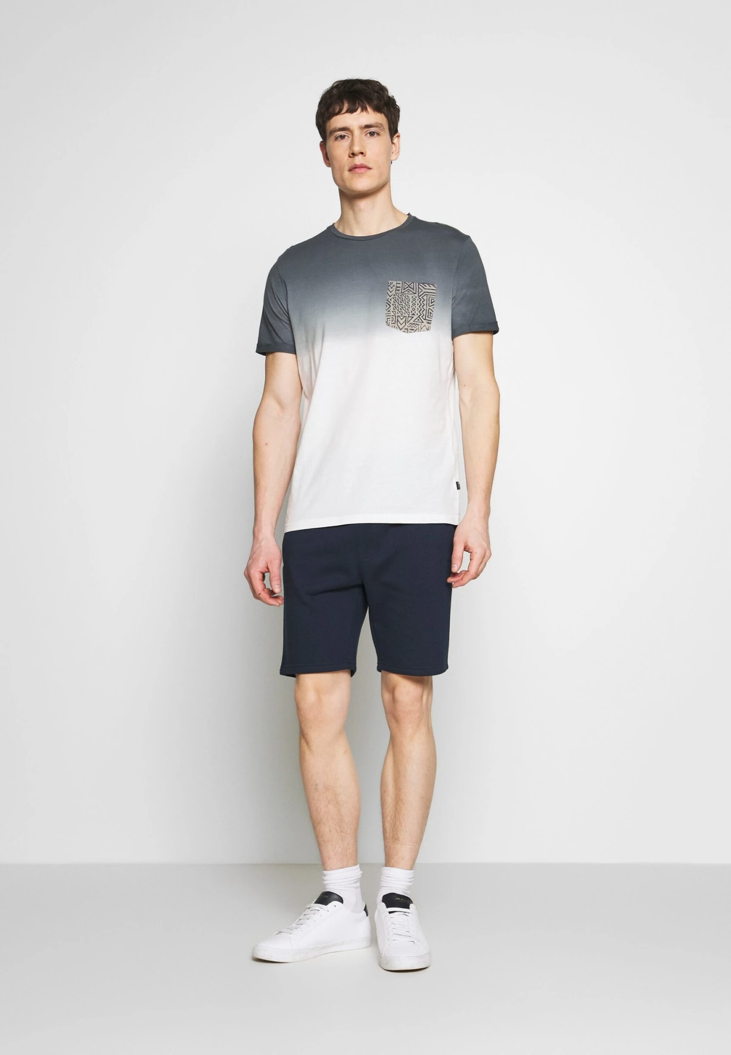 Pier One 2 Pack - Shorts - Dark Blue/Black 2 Pier One 2 Pack - Shorts - Dark Blue/Black - Image 2