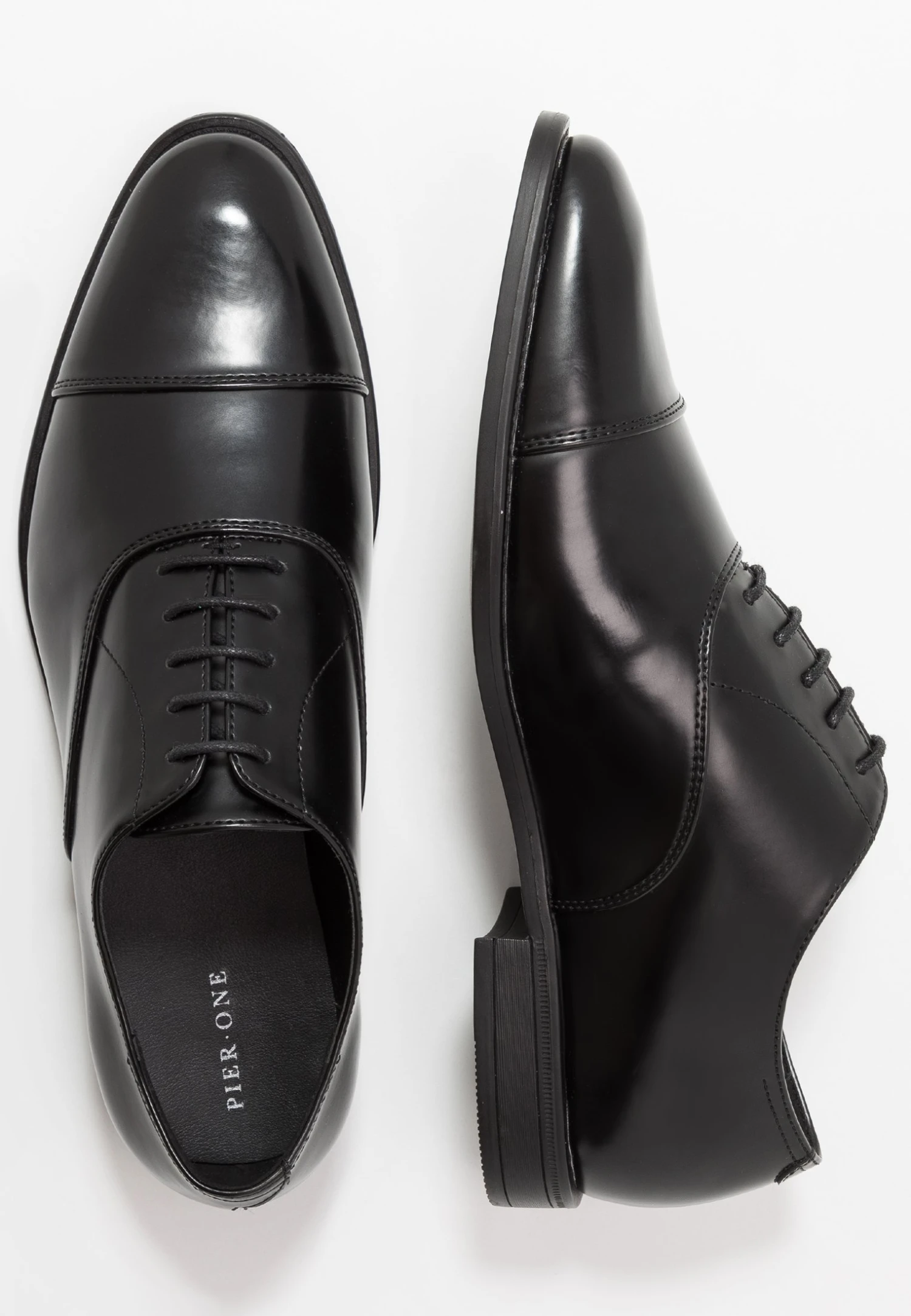 Pier One Smart Lace-Ups - Black 2 Pier One Smart Lace-Ups - Black - Image 2