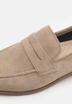 Pier One Leather - Slip-Ons - Beige -Pier One Sales Store 52d211ef3a154ec88c15f789062f84e4