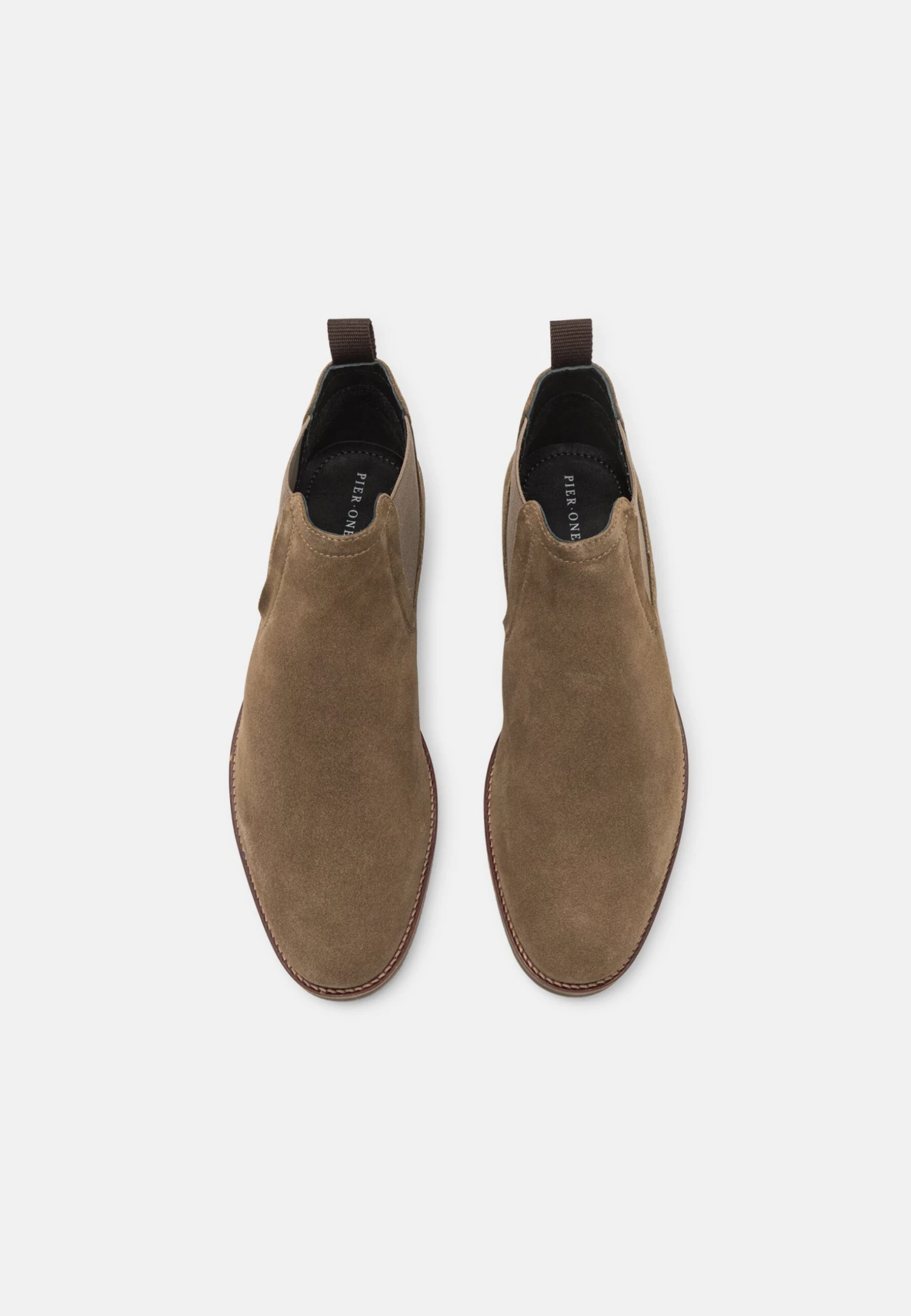 Pier One Leather - Classic Ankle Boots - Taupe 4 Pier One Leather - Classic Ankle Boots - Taupe - Image 4