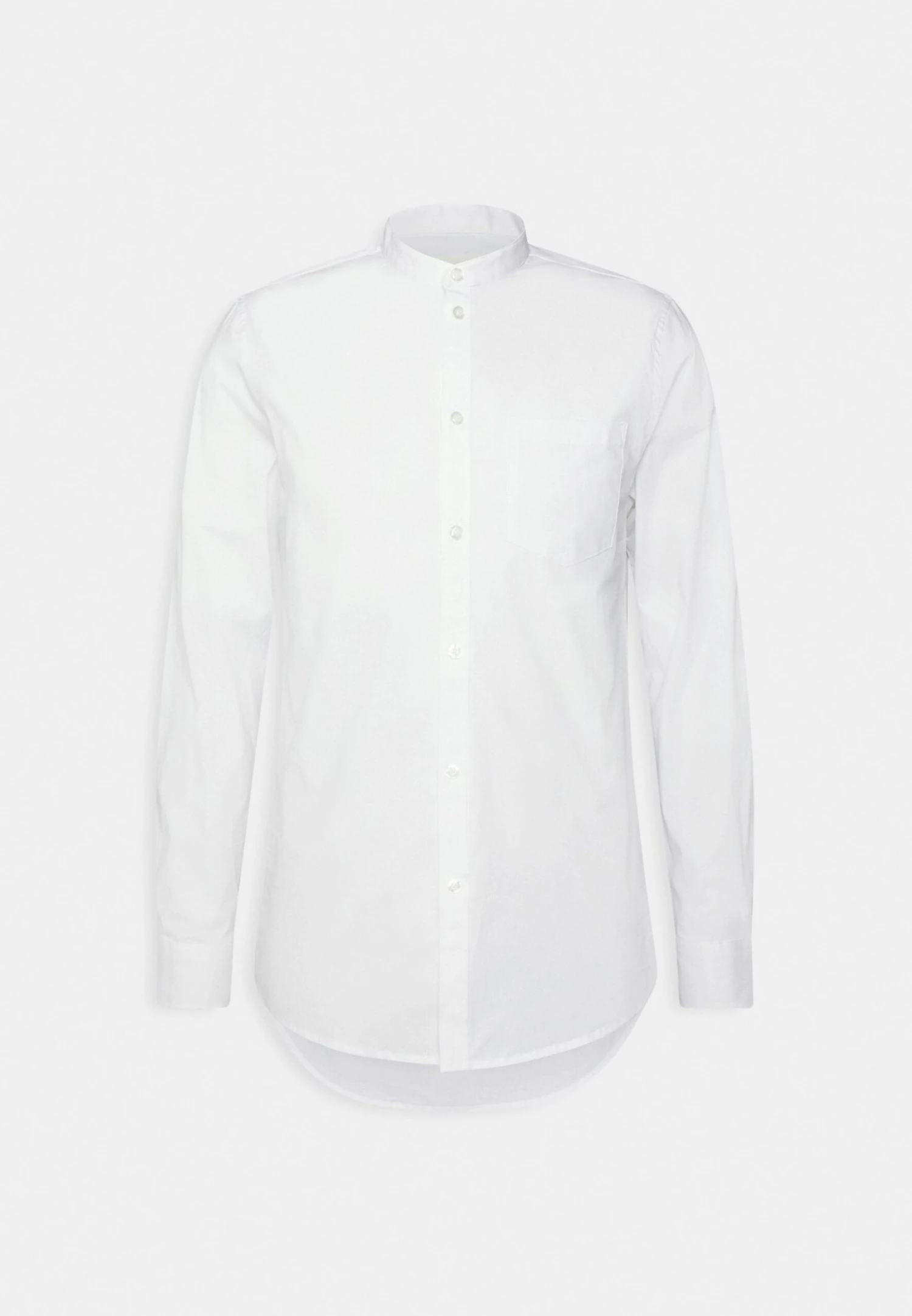Pier One Muscle Fit Stand- Shirt - White 4 Pier One Muscle Fit Stand- Shirt - White - Image 4