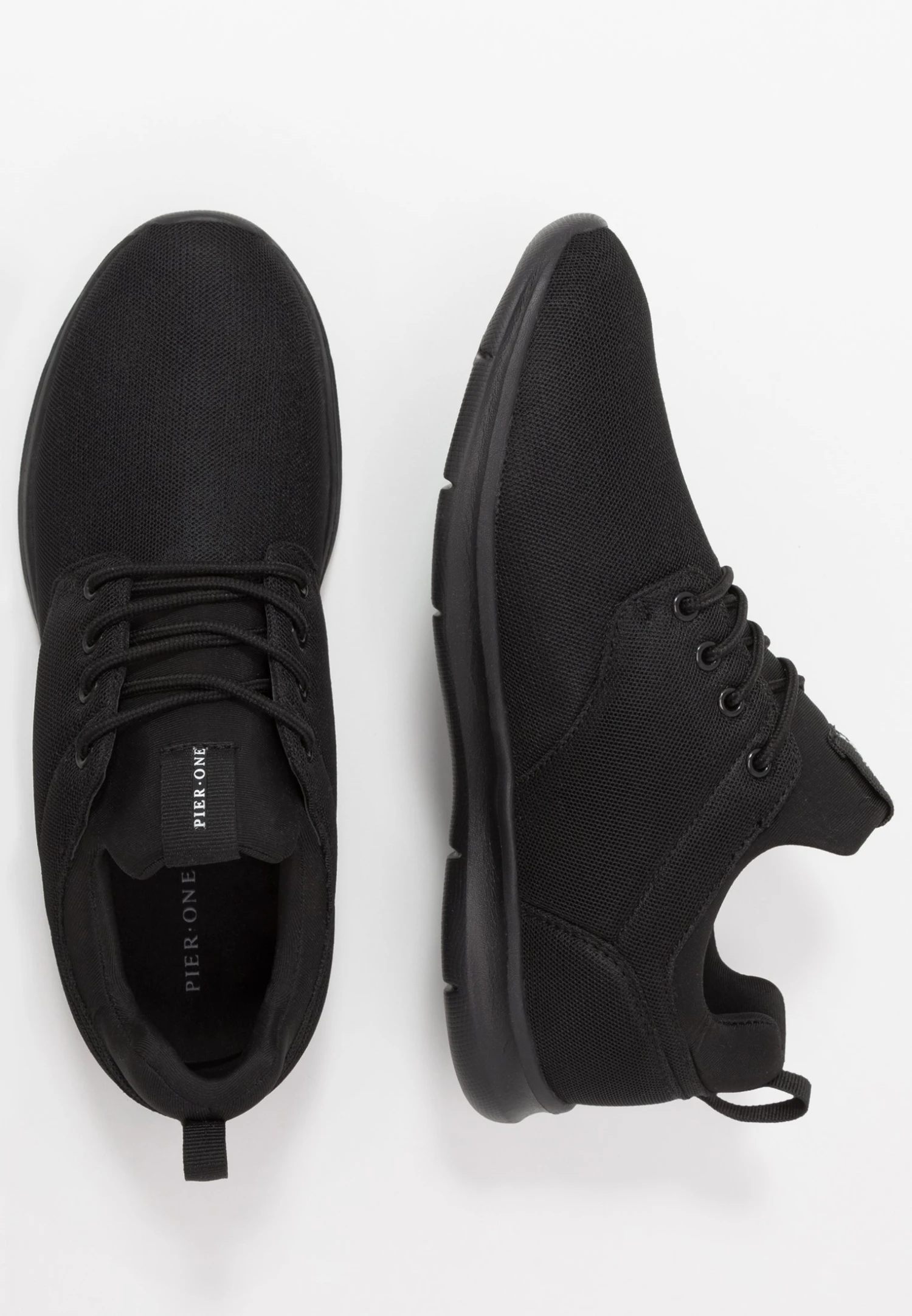 Pier One Trainers - Black 2 Pier One Trainers - Black - Image 2