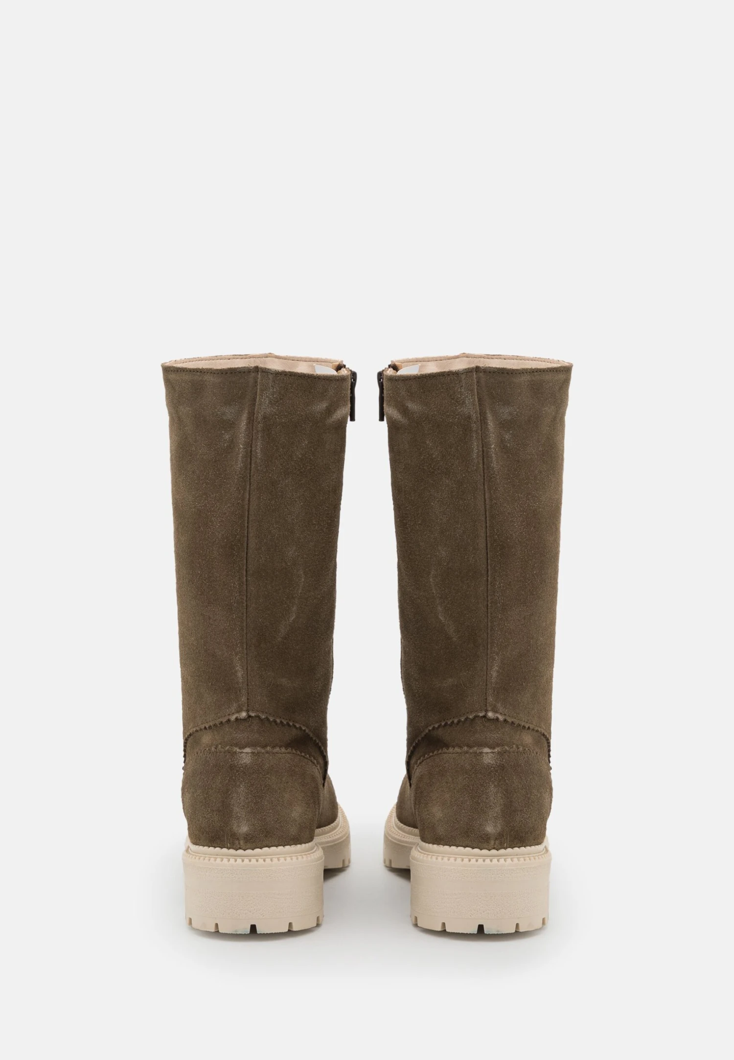 Pier One Leather Winter Boot - Boots - Khaki 4 Pier One Leather Winter Boot - Boots - Khaki - Image 4