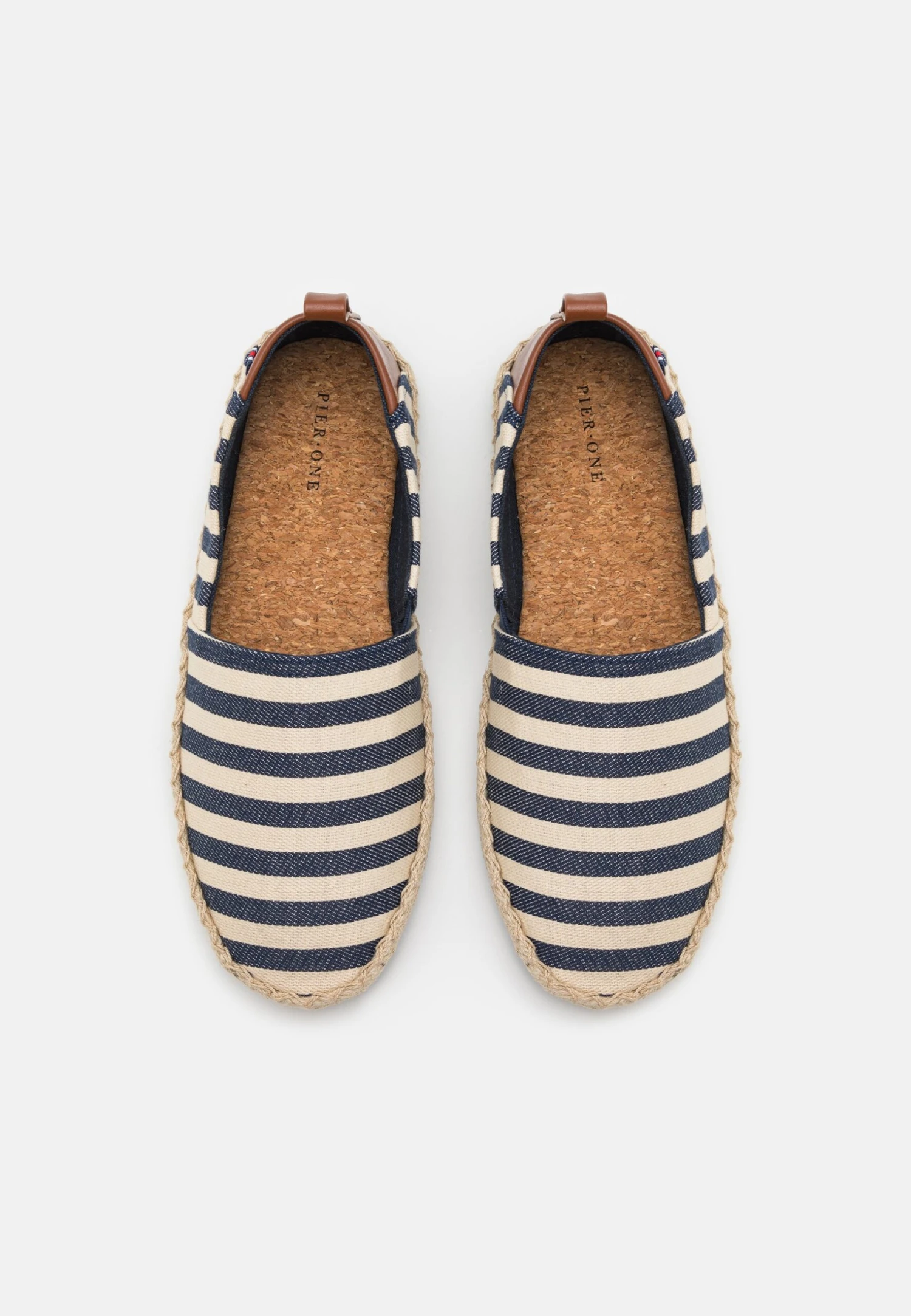 Pier One Unisex - Espadrilles - Dark Blue/White 4 Pier One Unisex - Espadrilles - Dark Blue/White - Image 4