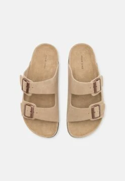 Pier One Leather Unisex - Slippers - Beige 9 Pier One Leather Unisex - Slippers - Beige -Pier One Sales Store 658db7c748df48419a27fd940a9ac1ce