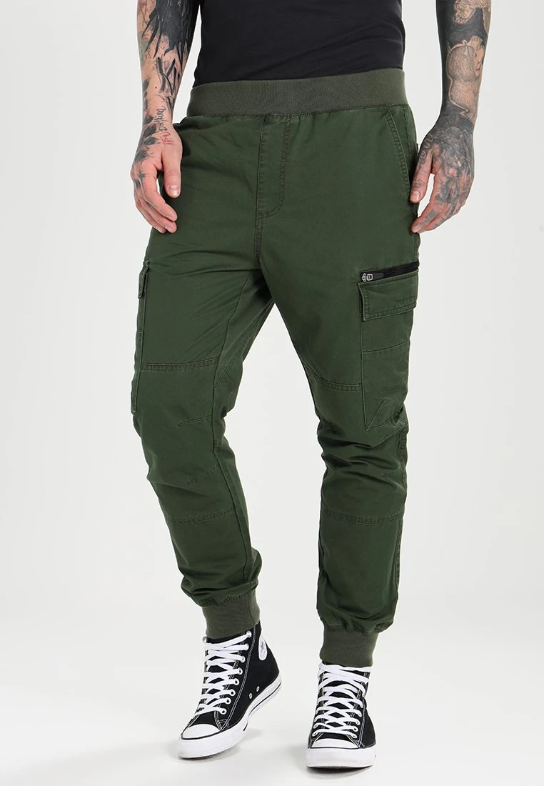 Pier One Cargo Trousers - Dark Green 1 Pier One Cargo Trousers - Dark Green