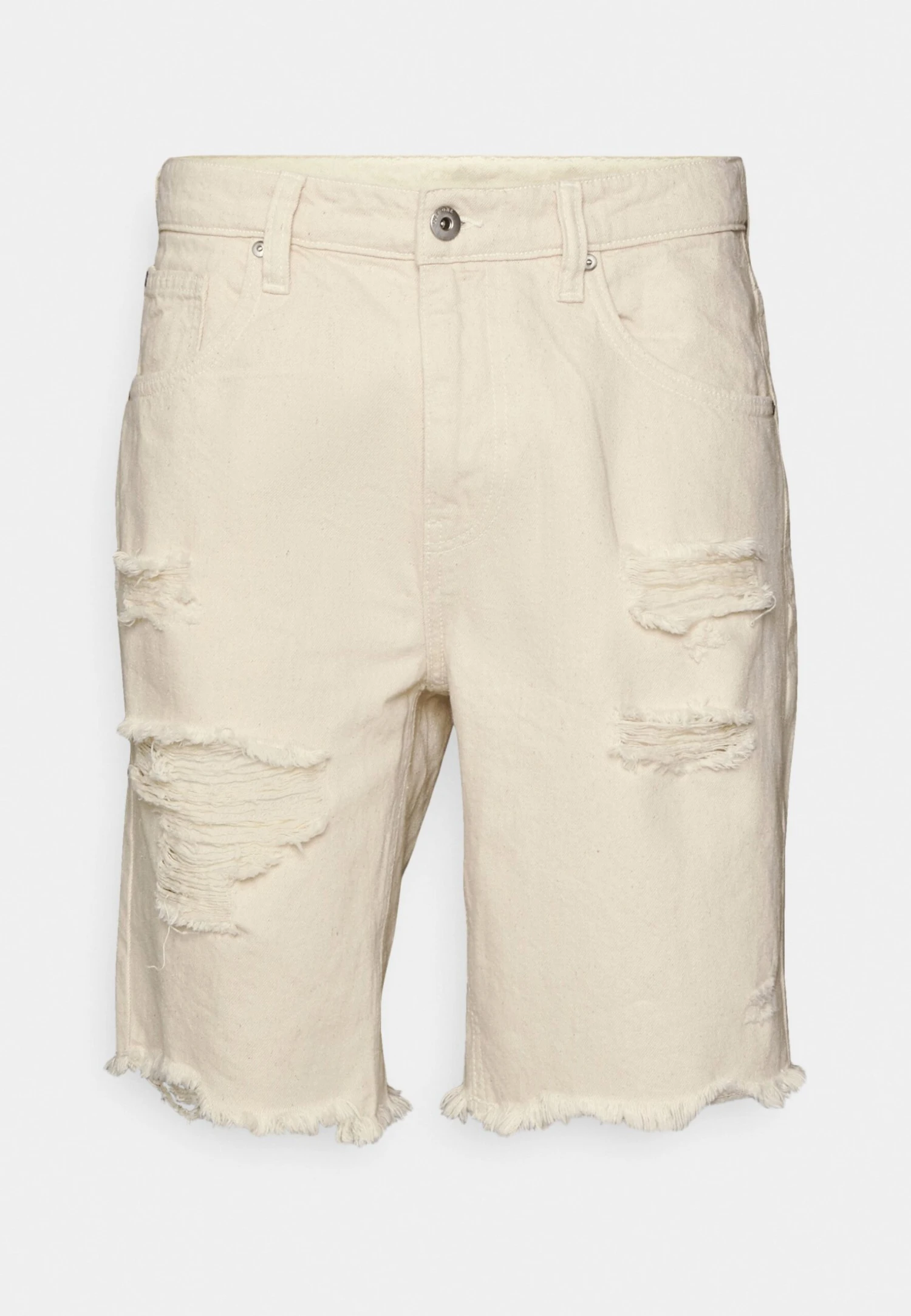 Pier One Denim Shorts -Beige 4 Pier One Denim Shorts -Beige - Image 4