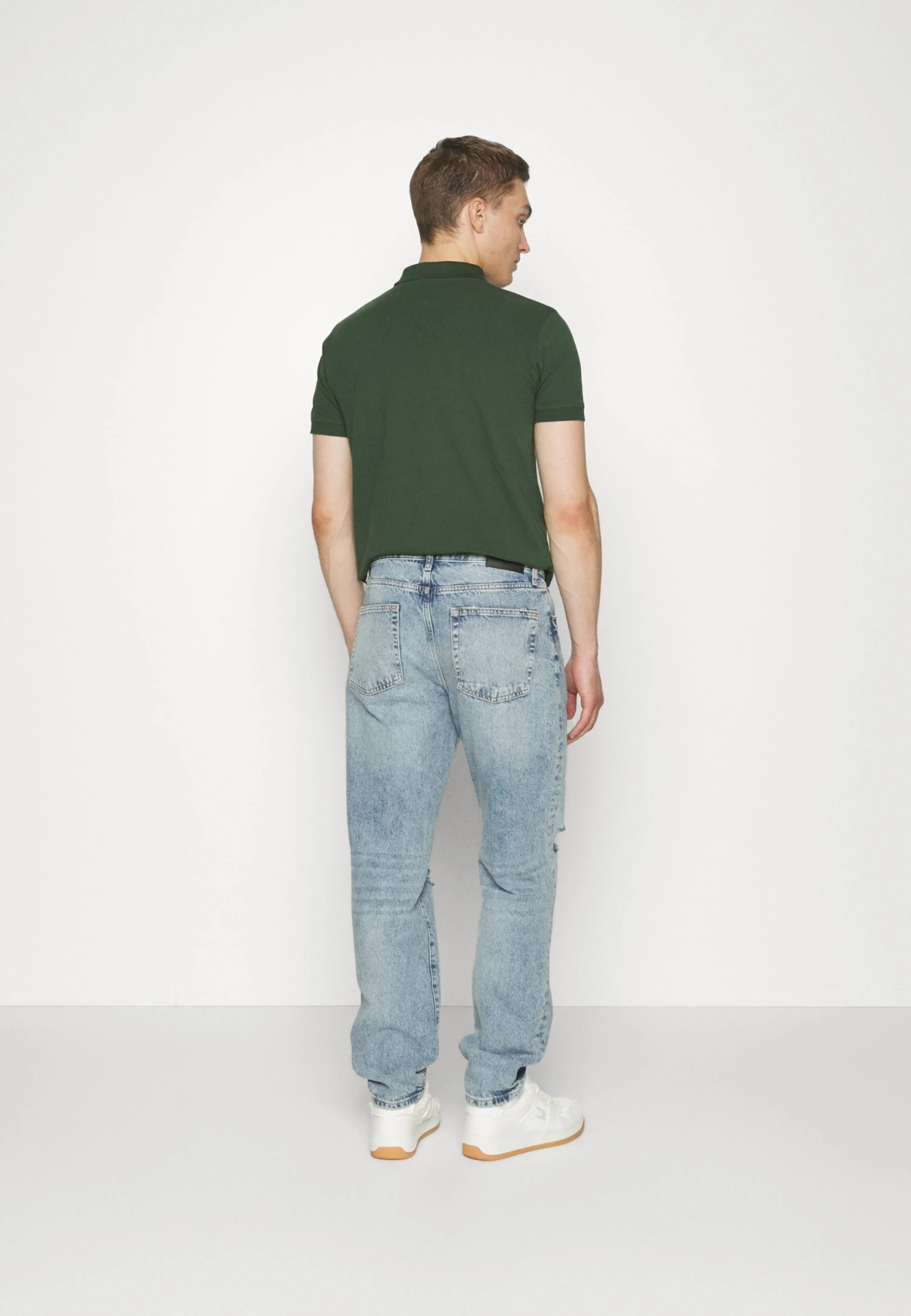 Pier One Relaxed Fit Jeans - Dark Blue Denim 4 Pier One Relaxed Fit Jeans - Dark Blue Denim - Image 4