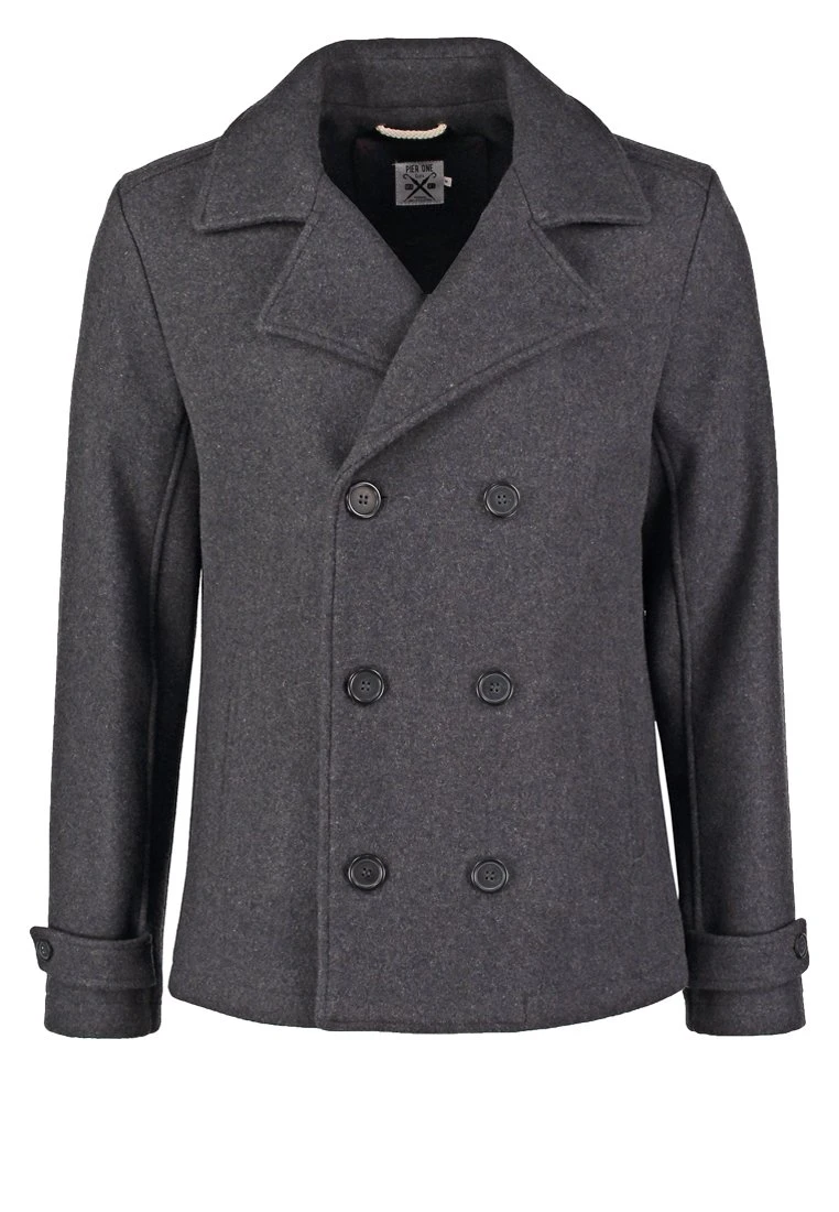 Pier One Short Coat - Dark Grey 7 Pier One Short Coat - Dark Grey - Image 7