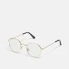 Pier One Unisex - Blue Light Glasses -Gold- Coloured