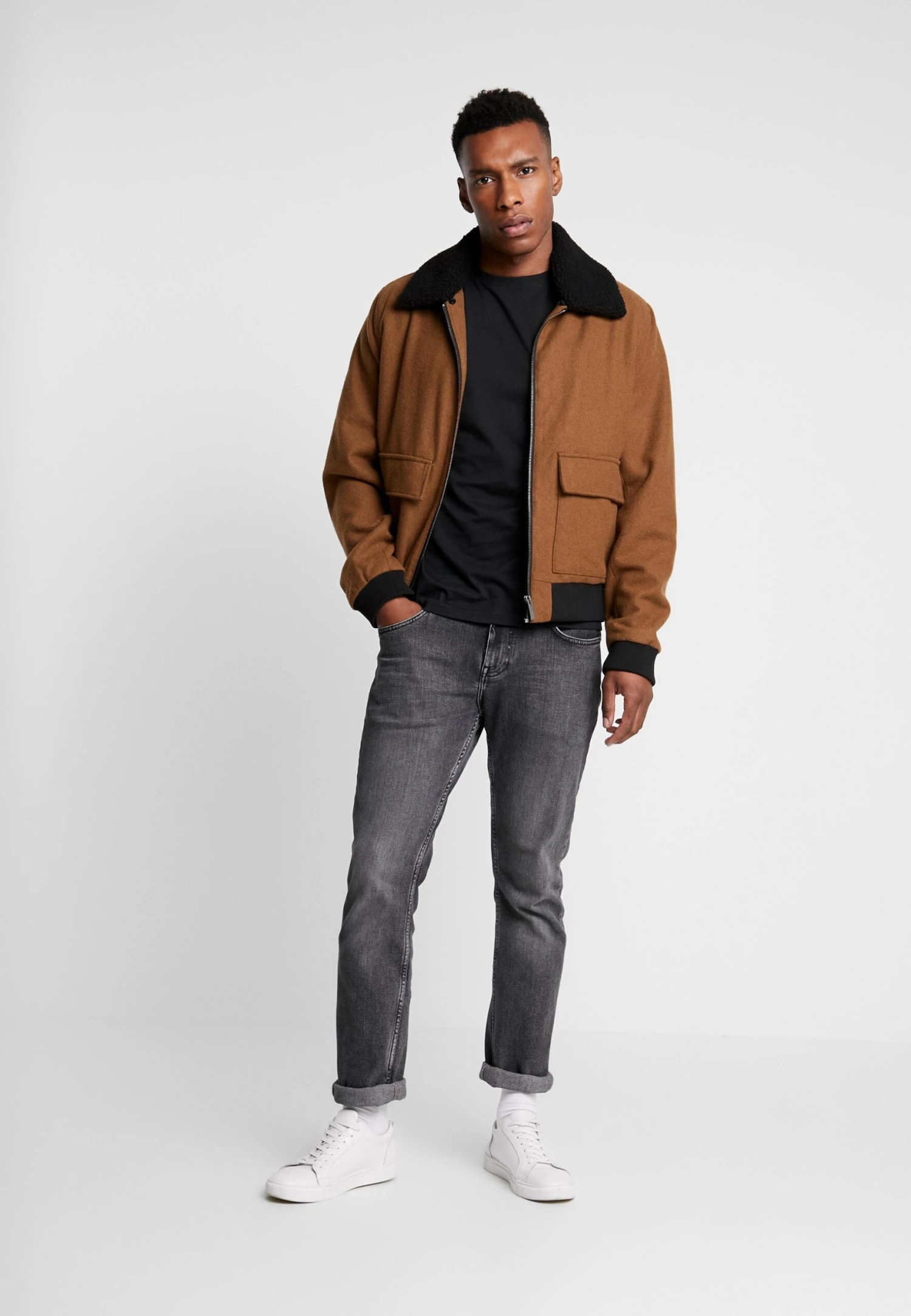 Pier One 3 Pack - Basic T-Shirt - Black 1 Pier One 3 Pack - Basic T-Shirt - Black