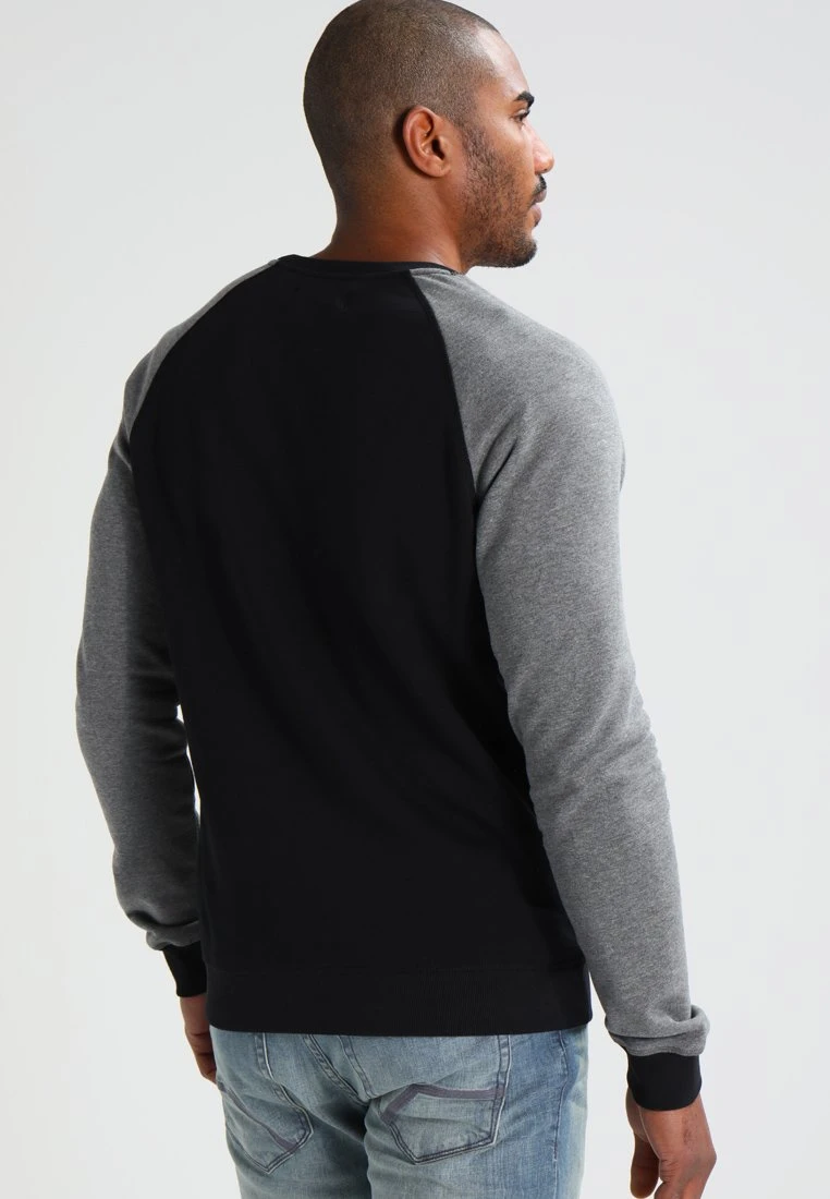 Pier One Sweatshirt - Grey Melange/Black 3 Pier One Sweatshirt - Grey Melange/Black - Image 3