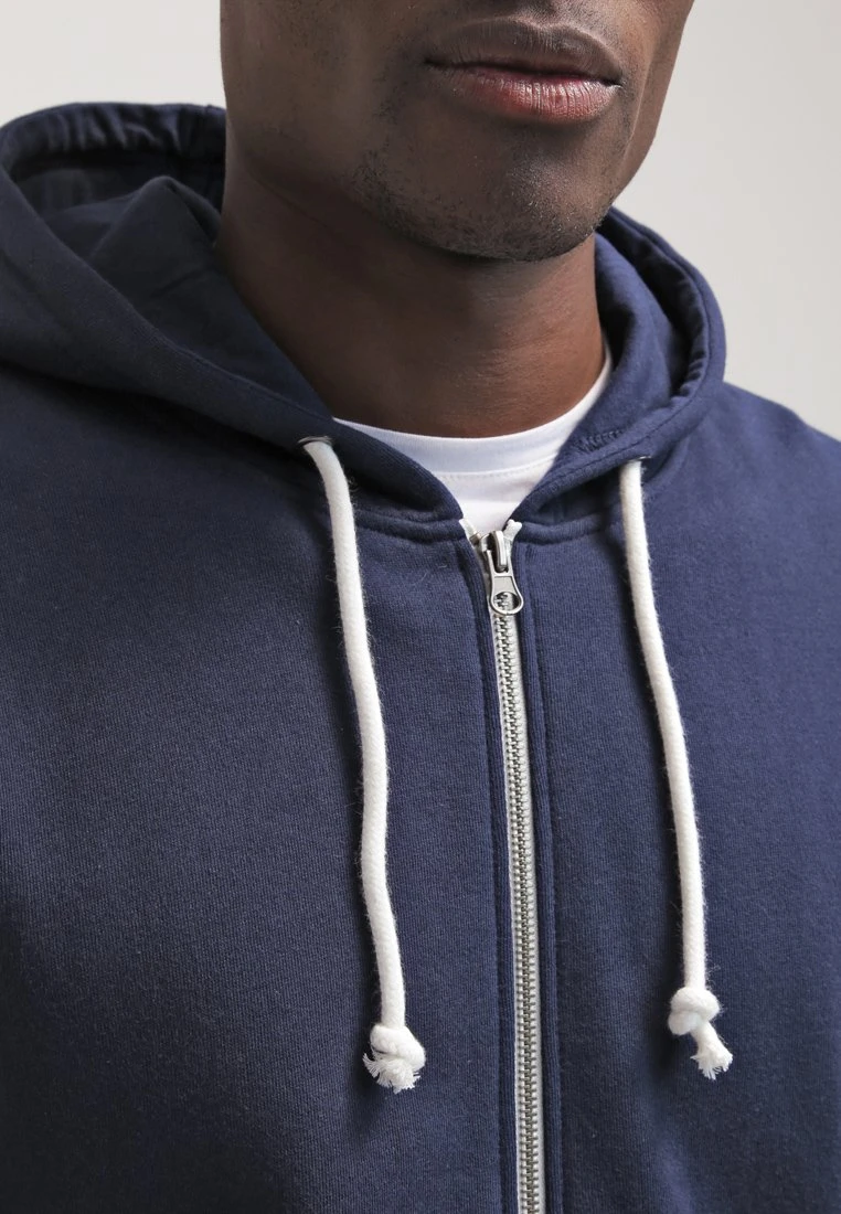 Pier One Zip-Up Sweatshirt - Navy 4 Pier One Zip-Up Sweatshirt - Navy - Image 4