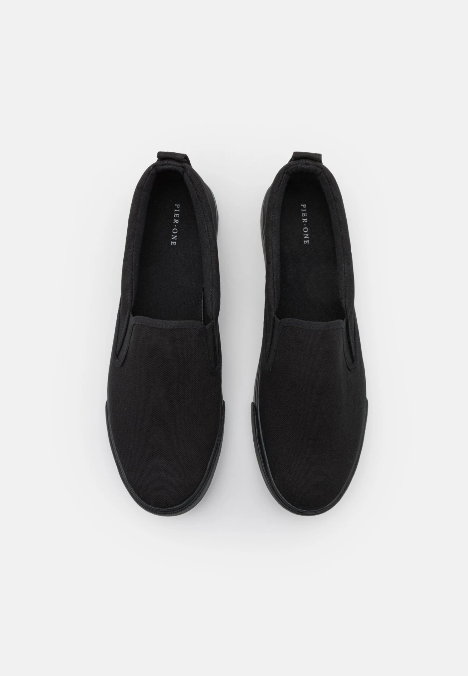 Pier One Unisex - Slip-Ons - Black 4 Pier One Unisex - Slip-Ons - Black - Image 4