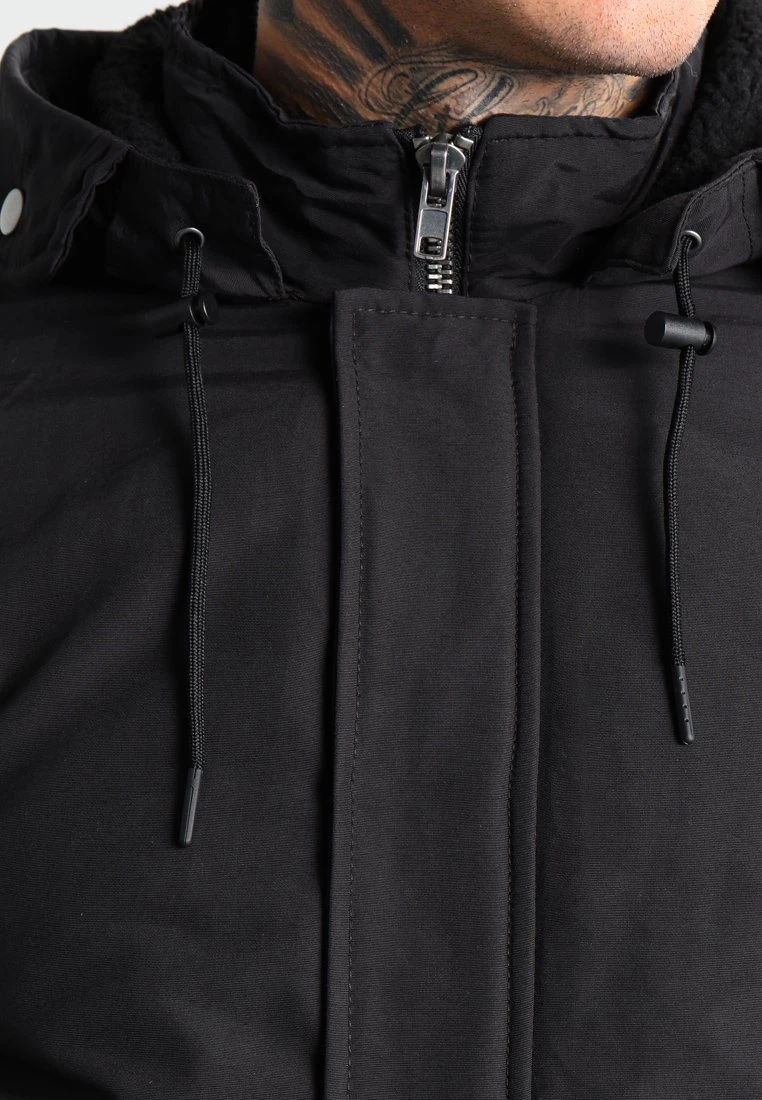 Pier One Winter Jacket - Black 4 Pier One Winter Jacket - Black - Image 4